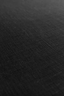 Belgian Handkerchief Linen in Black0