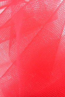 Italian Nylon Tulle in Geranio1