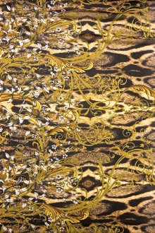 Printed Silk Chiffon With Matching Charmeuse0