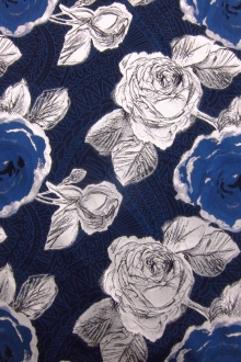 Floral Fil Coupé Brocade0