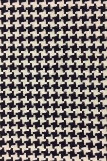 Italian Virgin Wool Novelty Houndstooth0