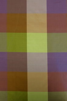 Pure Silk Taffeta Check0