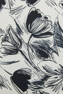 Printed Silk Zibeline0