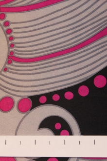 Printed Silk Charmeuse0