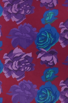 Cotton Broadcloth Print With Large Floral Pattern0