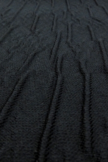 Swiss Silk and Polyester Blend Cloqué0