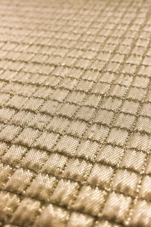 Matelassé with a Grid Pattern0