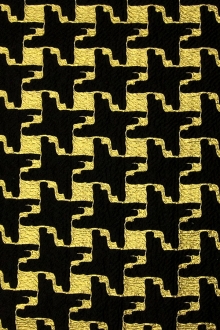 Houndstooth Lamé Cloqué0