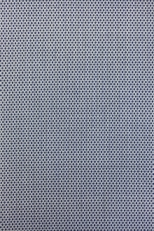 Cotton Oxford Dobby Shirting in Navy0