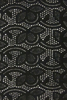 Cotton Eyelet in Black0