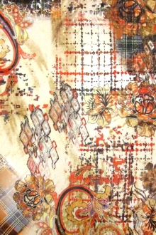 Printed Silk Chiffon0