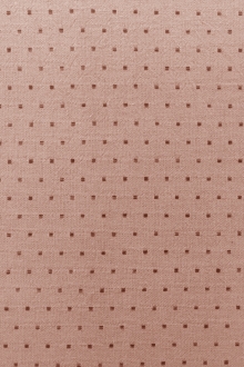 Japanese Cotton Woven Dots Novelty in Salmon Pink0