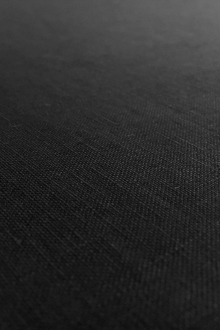 Belgian Lightweight Linen in Black0