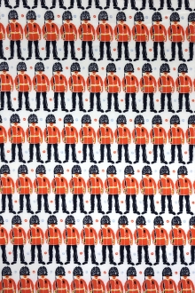 Cotton Broadcloth London Guards Print0