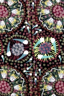 Australian Cotton Print With Aboriginal Motif0
