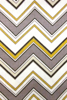 Linen Upholstery Zig Zag Print0