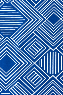 Outdoor Spun Polyester Canvas with Geometric Print 0