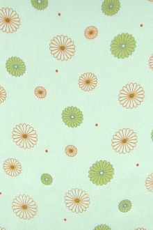 Printed Silk Charmeuse with Small Florals 0