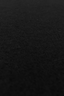 Virgin Wool Felted Knit Black0