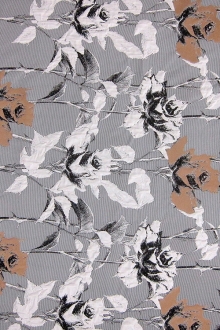 Polyester and Viscose Blend Cloqué0