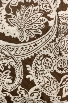 Extra Wide Doubleface Jacquard Large Paisley Pattern0
