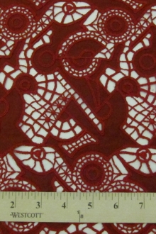 Rembroidered Cut Satin0