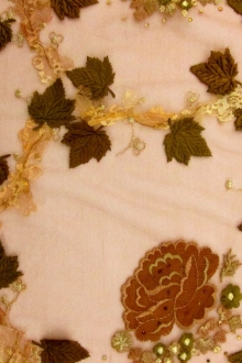 REDUCED  Embroidered and Appliquéd Illusion0