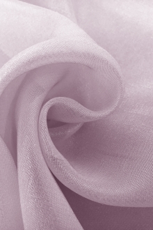 Microfiber Silver Metallic Chiffon in Lilac0