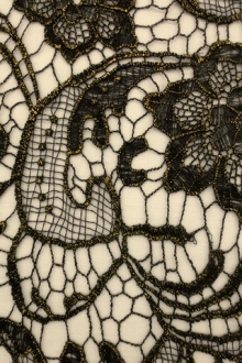 Metallic Guipure Lace0