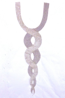 Clara Silver Crystal Beaded Tulle Bodice0