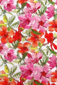 Printed Silk Crepe Back Satin0