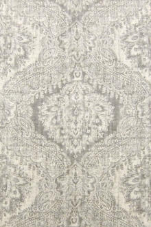 Linen Upholstery Paisley Degrade Print0