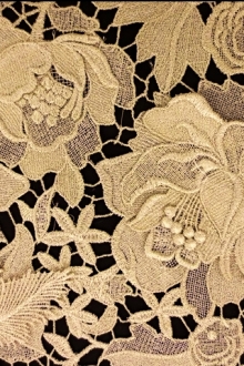 Metallic Guipure Lace0