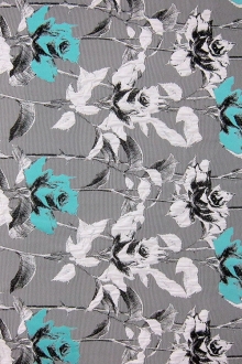 SALE PIECE Polyester and Viscose Blend Cloqué0