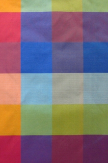 Pure Silk Taffeta Check0