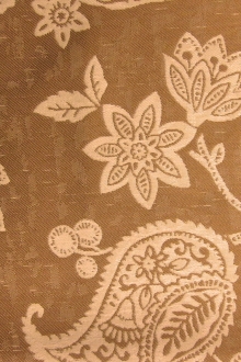Outdoor Poly Upholstery Floral Paisley Pattern0