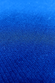 Heavy Silk and Wool in Cobalt0