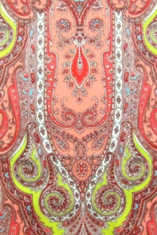 Printed Silk Charmeuse0