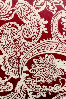 Extra Wide Doubleface Jacquard Large Paisley Pattern0