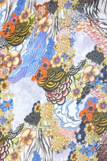 Printed Silk Chiffon0