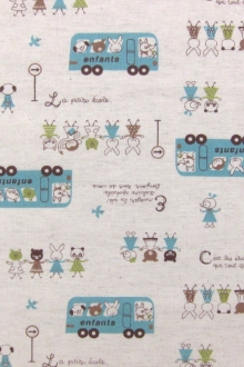 Japanese Cotton Linen Print0