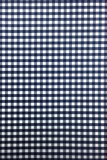 1/4" Cotton Gingham in Navy0