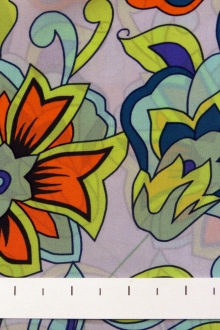 Printed Silk Charmeuse0