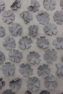 Flowers Appliqué on Tulle0