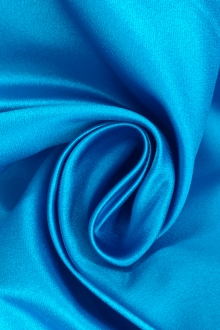 Italian Silk Duchesse Satin in Cerulean0