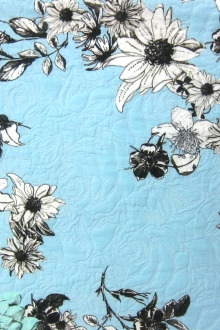 Cotton Blend Matelasse Print 0