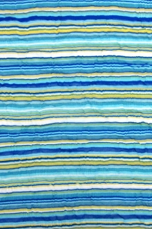 Printed Satin Stripe Chiffon0