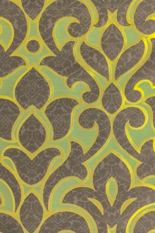 Silk and Polyester Jacquard with Abstract Geometric Patterns0