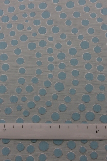 Metallic Brocade Dots0