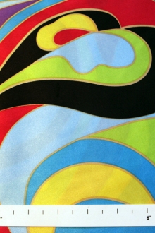 Printed Silk Charmeuse0